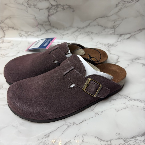 White Mountain Women’s  Suede Buckle Loafers - Chocolate US Size 6 - Picture 2 of 9